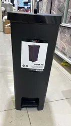 פח דוושה 45 ליטר שחור