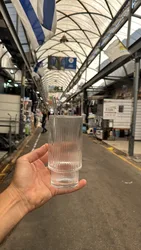 זוג כוסות קפה +קשית 450 מל