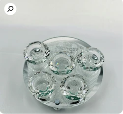 פמוט קריסטל 5 קנים