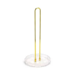 מעמד לנייר סופג אקרילי-זהב.