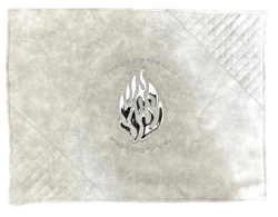 כיסוי חלה האש שלי כסף דמוי עור 46:58 סמ