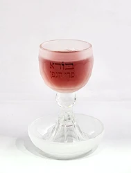גביע קידוש מולבן קריסטל פרי הגפן.