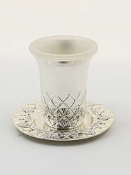 כוס קידוש מעוינים מוכסף