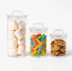 צנצנת אקריל עגולה 800 מל