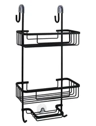 מתלה אל חלד לאמבטיה שחור